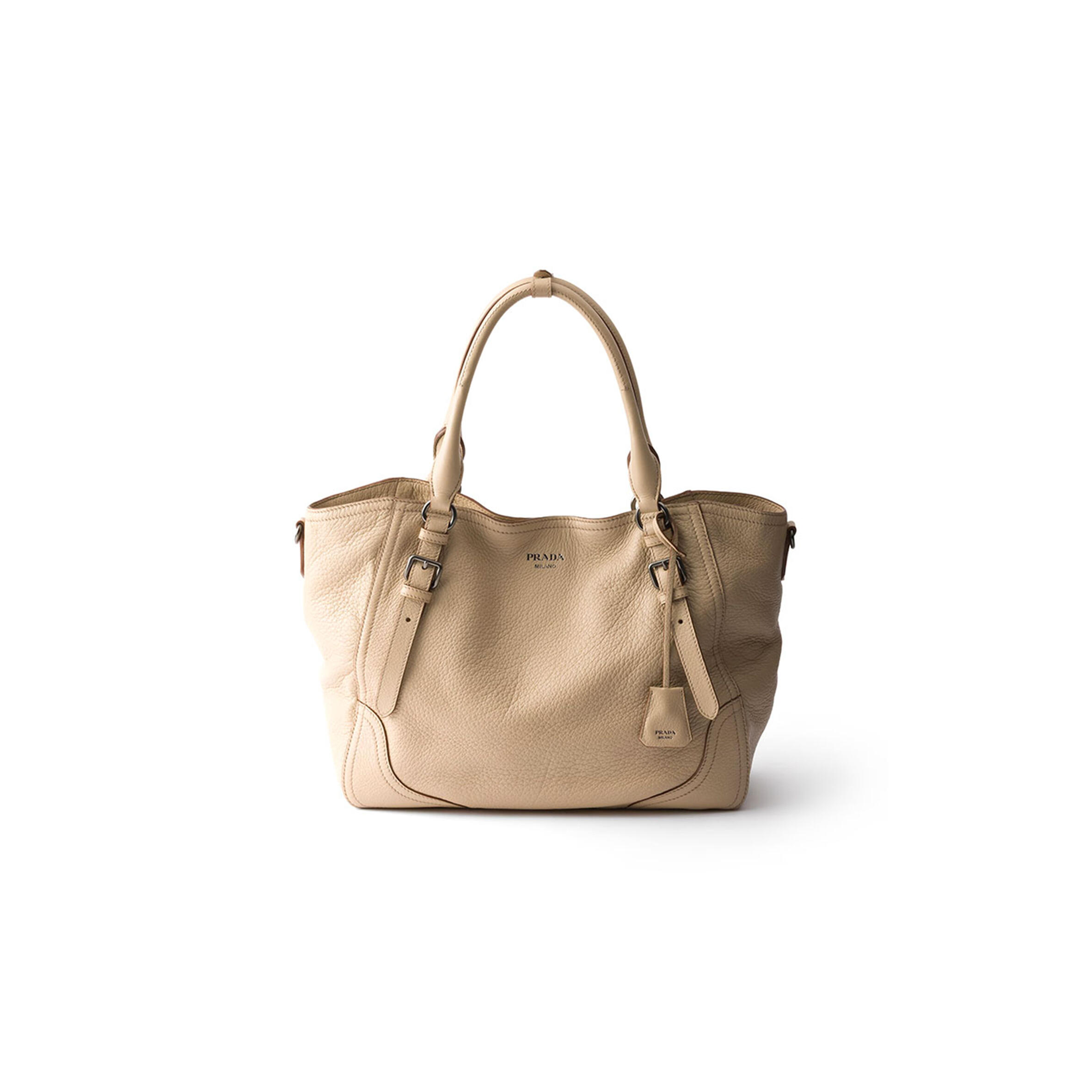 PRADA LARGE LEATHER TOTE BAG 1BG602 (38*32*14cm)